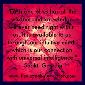 Shakti Gawain quote on Intuition Shakti Gawain quote on intuition