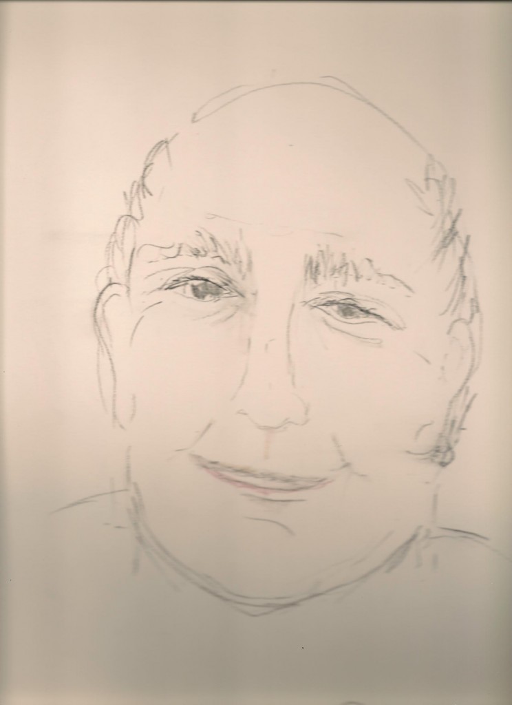spirit drawing for angela ~15 july 2011 Spirit drawing by Randi Silber
