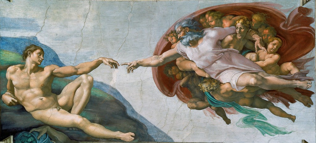 Creation of Adam by Michael Angelo